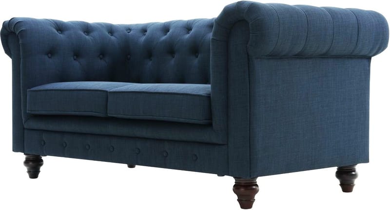 Chesterfield 2-sits soffa blå - Herron - Blå - Möbler - Soffa - Chesterfield soffa