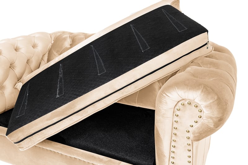 Chesterfield Deluxe bäddsoffa 2-sits - Möbler - Soffa - Bäddsoffa - Bäddsoffa 2 sits