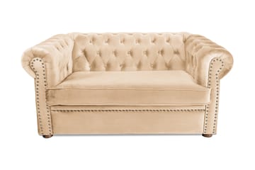 Chesterfield Deluxe bäddsoffa 2-sits