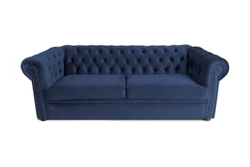 Chesterfield Deluxe bäddsoffa 3-sits