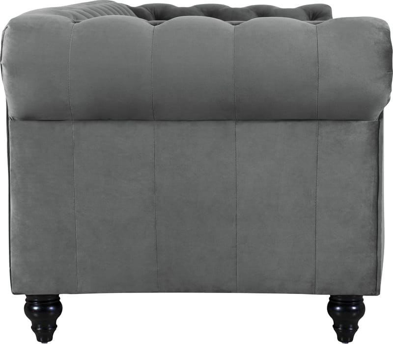 Chesterfieldsoffa 3-sits grå - Grå - Möbler - Soffa - Chesterfield soffa