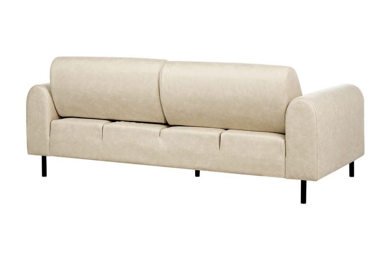 Christa Soffa 3-sits - Beige/Svart - Möbler - Soffa - Skinnsoffor