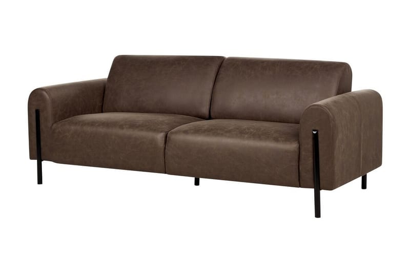 Christa Soffa 3-sits - Brun/Svart - Möbler - Soffa - 3 sits soffa