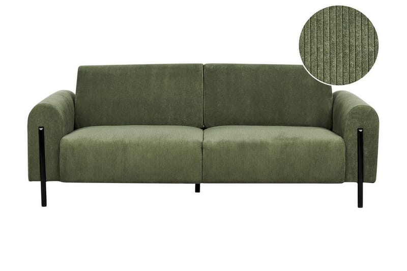 Christa Soffa 3-sits - Grön/Svart - Möbler - Soffa - 3 sits soffa
