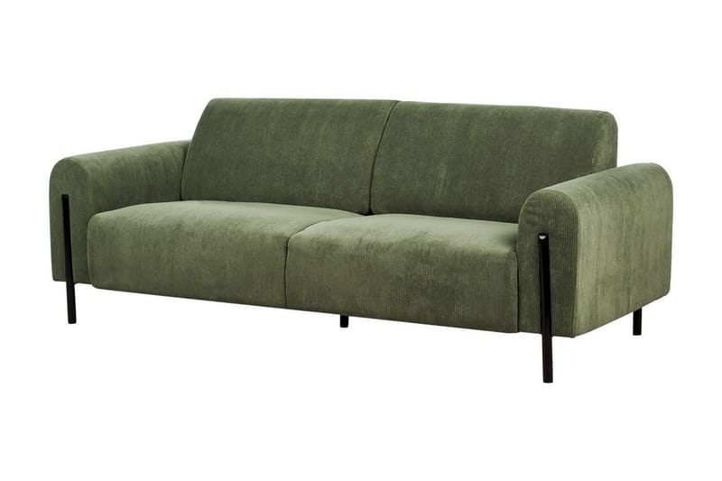 Christa Soffa 3-sits - Grön/Svart - Möbler - Soffa - 3 sits soffa