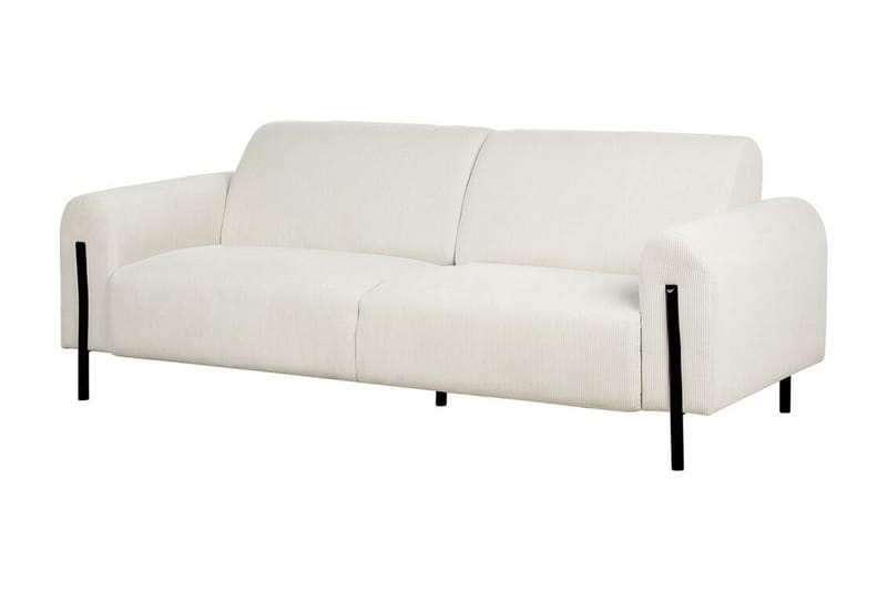 Christa Soffa 3-sits - Vit/Svart - Möbler - Soffa - 3 sits soffa