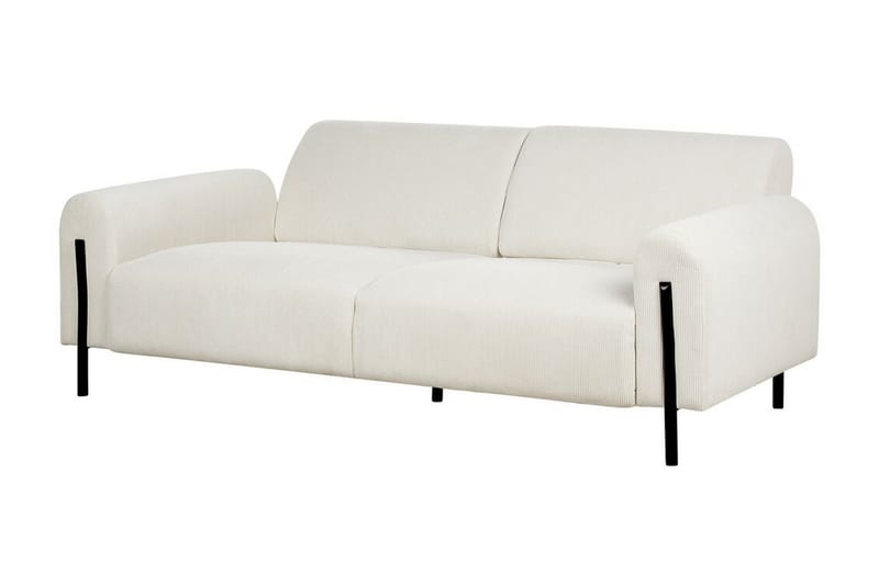 Christa Soffa 3-sits - Vit/Svart - Möbler - Soffa - 3 sits soffa