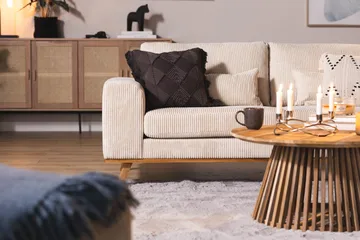 Copenhagen 2-sits Manchestersoffa - Beige - Möbler - Soffa - 2 sits soffa