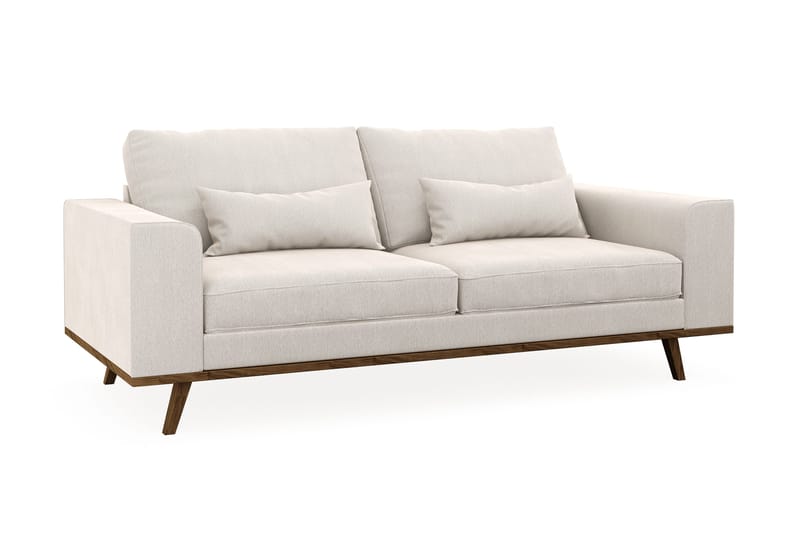 Copenhagen 2-sits Sammetssoffa - Krämvit - Möbler - Soffa - 2 sits soffa