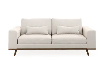 Copenhagen 2-sits Sammetssoffa - Krämvit - Möbler - Soffa - 2 sits soffa