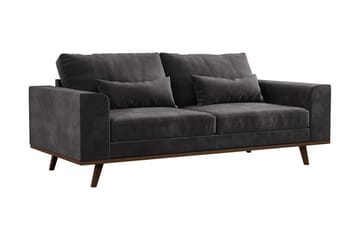 Copenhagen 2-sits Sammetssoffa - Mörkgrå - Möbler - Soffa - 2 sits soffa