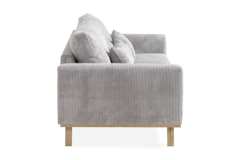 Copenhagen 3-sits Manchestersoffa - Ljusgrå - Möbler - Soffa - 3 sits soffa