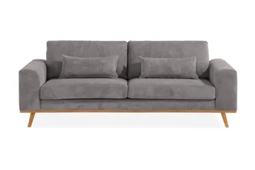 Copenhagen 3-sits Manchestersoffa - Mörkgrå - Möbler - Soffa - 3 sits soffa