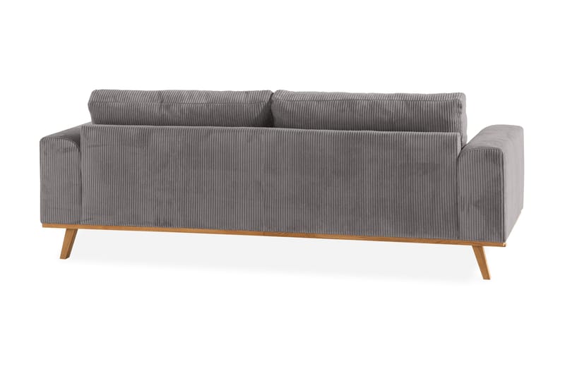 Copenhagen 3-sits Manchestersoffa - Mörkgrå - Möbler - Soffa - 3 sits soffa