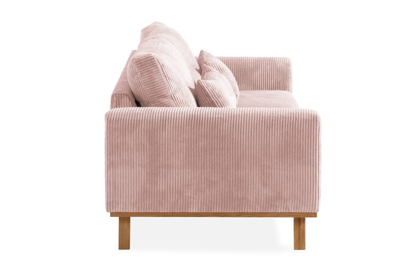 Copenhagen 3-sits Manchestersoffa - Rosa - Möbler - Soffa - 3 sits soffa