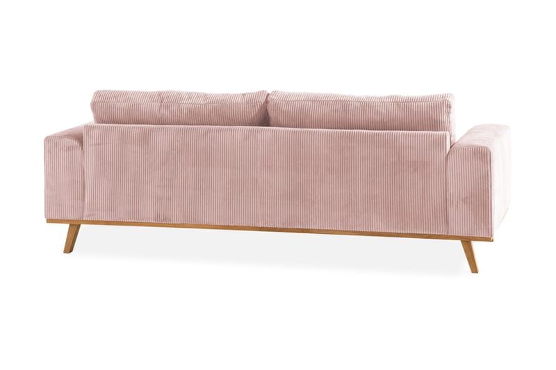 Copenhagen 3-sits Manchestersoffa - Rosa - Möbler - Soffa - 3 sits soffa