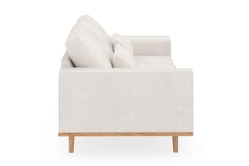 Copenhagen 3-sits Soffa i Bouclé - Vit - Möbler - Soffa - 3 sits soffa