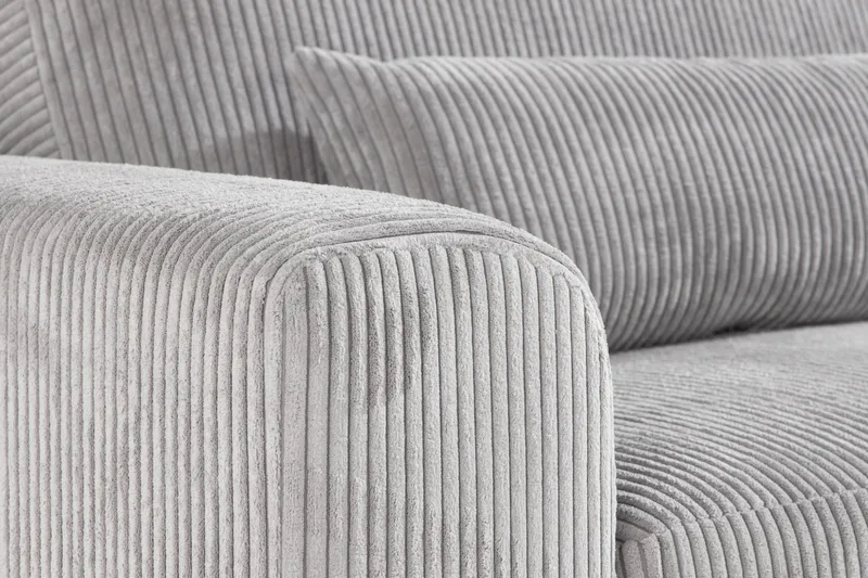 Copenhagen 4-sits Manchestersoffa - Ljusgrå - Möbler - Soffa - 4 sits soffa