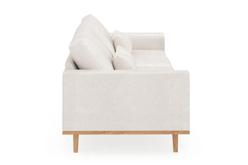 Copenhagen 4-sits Soffa i Bouclé - Vit - Möbler - Soffa - 4 sits soffa