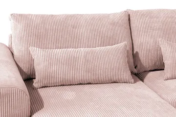 Copenhagen 5-sits Högervänd U-formad Soffa med Divan och Schäslong i Manchester - Rosa - Möbler - Soffa - U-soffa
