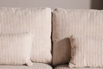 Copenhagen 5-sits Vänstervänd U-formad Soffa med Divan och Schäslong i Manchester - Beige - Möbler - Soffa - U-soffa