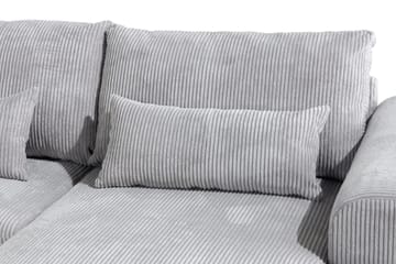 Copenhagen 5-sits Vänstervänd U-formad Soffa med Divan och Schäslong i Manchester - Ljusgrå - Möbler - Soffa - U-soffa