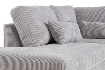 Copenhagen 5-sits Vänstervänd U-formad Soffa med Divan och Schäslong i Manchester - Ljusgrå - Möbler - Soffa - U-soffa