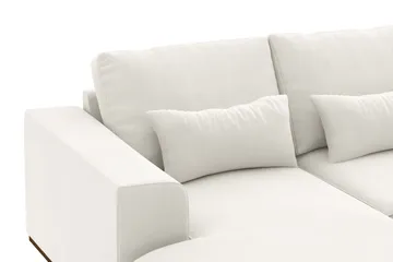 Copenhagen Compact 4-sits Högervänd U-formad Large Soffa med Divan och Schäslong i Tyg - Ljusgrå - Möbler - Soffa - U-soffa