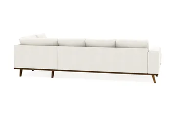 Copenhagen Compact 4-sits Högervänd U-formad Large Soffa med Divan och Schäslong i Tyg - Ljusgrå - Möbler - Soffa - U-soffa
