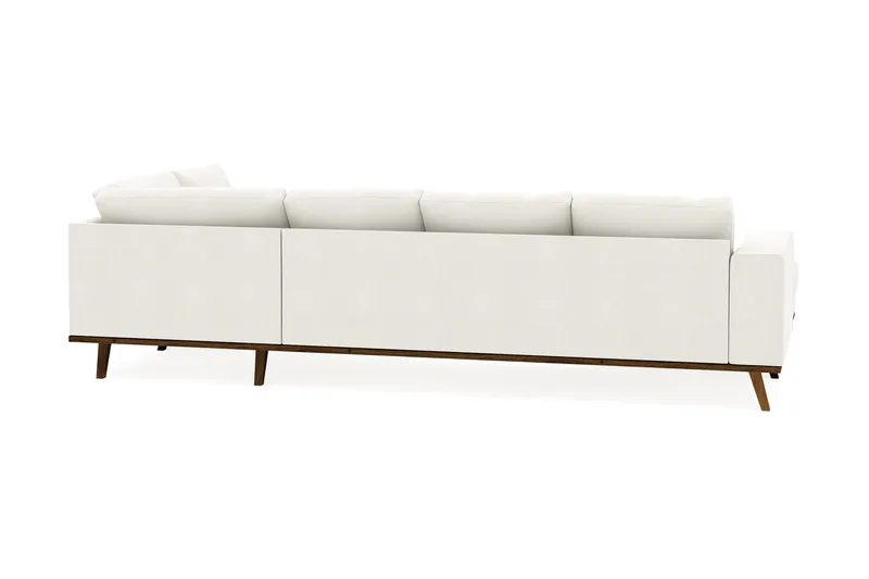 Copenhagen Compact 4-sits Högervänd U-formad Large Soffa med Divan och Schäslong i Tyg - Ljusgrå - Möbler - Soffa - U-soffa