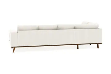 Copenhagen Compact 4-sits Vänstervänd U-formad Soffa med Divan och Schäslong i Tyg - Ljusgrå - Möbler - Soffa - U-soffa