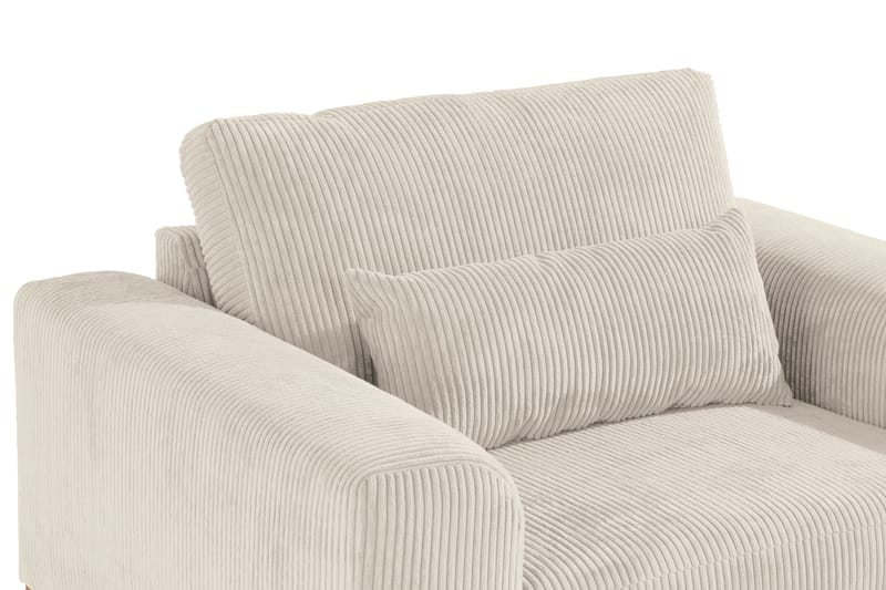 Copenhagen Soffgrupp 3-sits + 2-sits Soffa + Fåtölj + Fotpall i Manchester - Beige - Möbler - Soffa - Soffgrupp