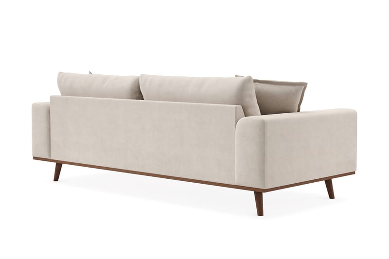 Copenhagen Premium Djup 3-sits Soffa i Chenille - Beige - Möbler - Soffa - 3 sits soffa