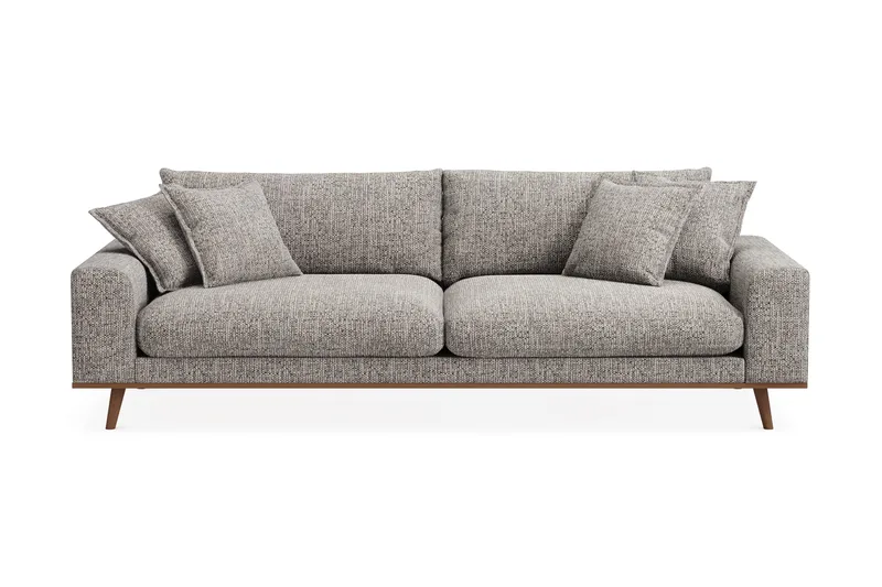 Copenhagen Premium Djup 4-sits Soffa i Chenille, Grey