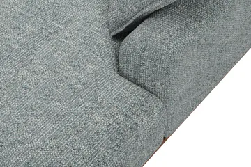 Copenhagen Premium 5-sits Vänstervänd U-formad Djup Soffa med Divan och Schäslong i Chenille - Grå/Blå - Möbler - Soffa - U-soffa