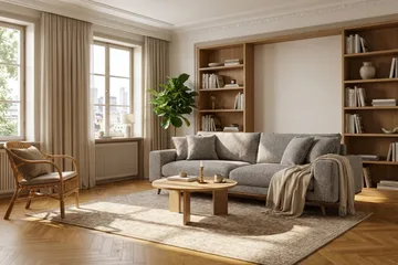 Copenhagen Premium Djup 4-sits Soffa i Chenille - Grey - Möbler - Soffa - 4 sits soffa