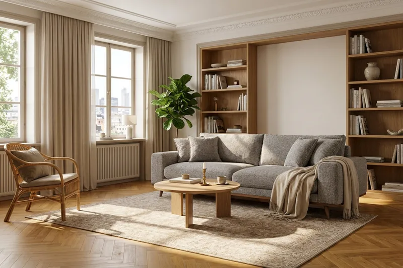 Copenhagen Premium Djup 4-sits Soffa i Chenille - Grey - Möbler - Soffa - 4 sits soffa