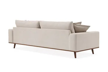 Copenhagen Premium Djup 4-sits Soffa i Chenille - Beige - Möbler - Soffa - 4 sits soffa