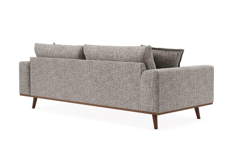 Copenhagen Premium Djup 3-sits Soffa i Chenille - Grey - Möbler - Soffa - 3 sits soffa