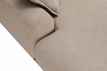 Copenhagen Premium 5-sits Högervänd U-formad Djup Soffa med Divan och Schäslong i Tyg - Ljusbrun - Möbler - Soffa - U-soffa