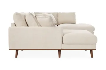 Copenhagen Premium 5-sits Högervänd U-formad Djup Soffa med Divan och Schäslong i Chenille - Ljusbeige - Möbler - Soffa - U-soffa