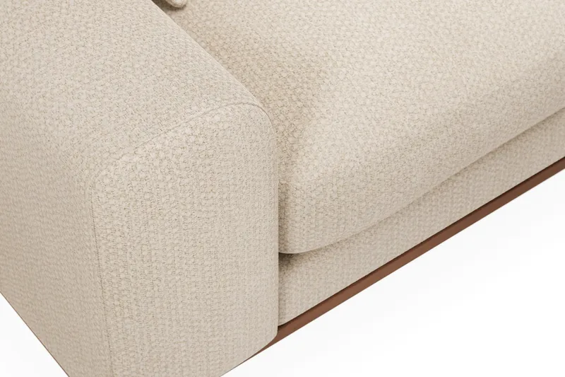 Copenhagen Premium Djup 4-sits Soffa i Chenille - Ljusbeige - Möbler - Soffa - 4 sits soffa