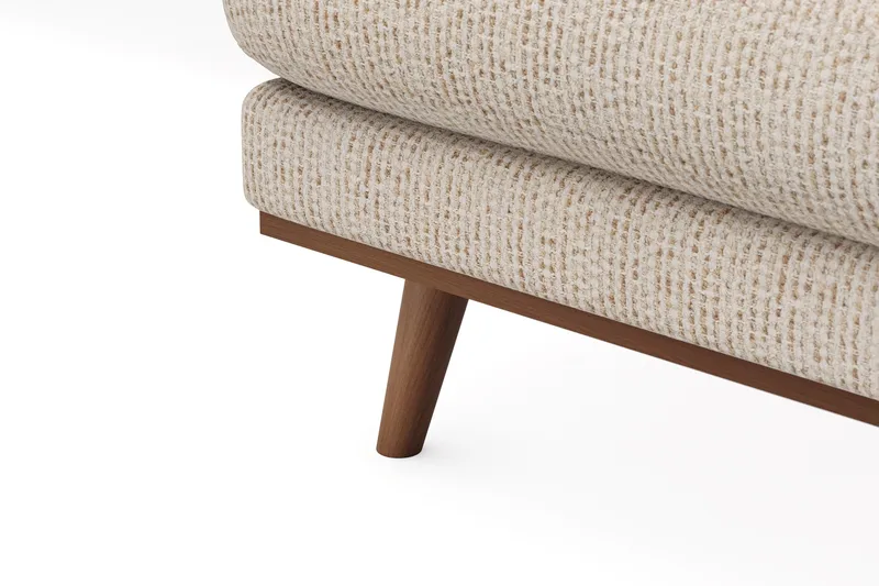 Copenhagen Premium 5-sits Vänstervänd U-formad Djup Soffa med Divan och Schäslong i Chenille - Beige - Möbler - Soffa - U-soffa