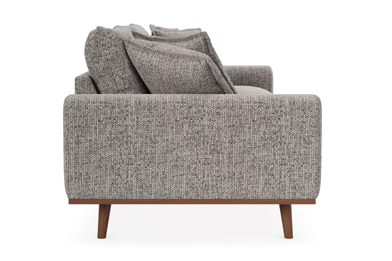 Copenhagen Premium Djup 4-sits Soffa i Chenille - Grey - Möbler - Soffa - 4 sits soffa