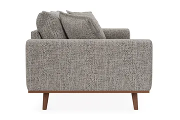 Copenhagen Premium Djup 3-sits Soffa i Chenille - Grey - Möbler - Soffa - 3 sits soffa