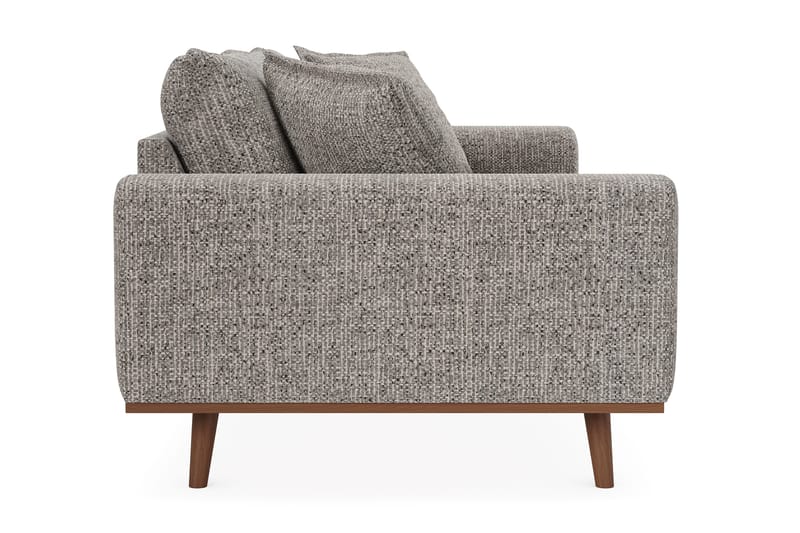 Copenhagen Premium Djup 3-sits Soffa i Chenille - Grey - Möbler - Soffa - 3 sits soffa