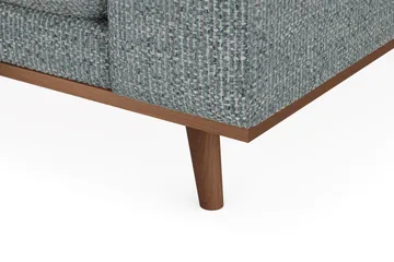 Copenhagen Premium 4-sits Vänstervänd L-formad Djup Schäslongsoffa i Chenille - Grå/Blå - Möbler - Soffa - Divansoffor & schäslongsoffa
