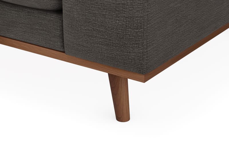 Copenhagen Premium 4-sits Vänstervänd L-formad Djup Divansoffa i Tyg - Mörkgrå - Möbler - Soffa - Divansoffor & schäslongsoffa