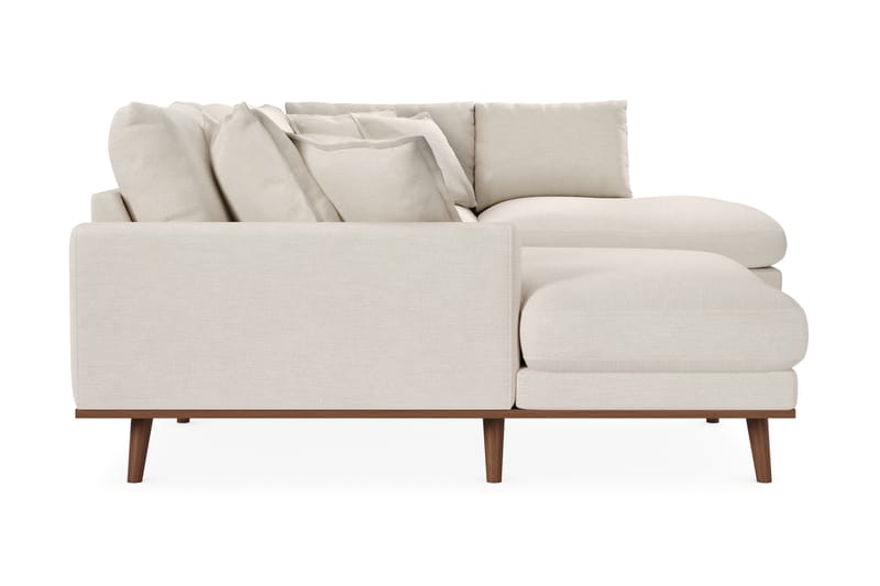 Copenhagen Premium 5-sits Vänstervänd U-formad Djup Soffa med Divan och Schäslong i Tyg - Ljusbeige - Möbler - Soffa - U-soffa