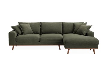 Copenhagen Premium 4-sits Högervänd L-formad Djup Divansoffa i Tyg